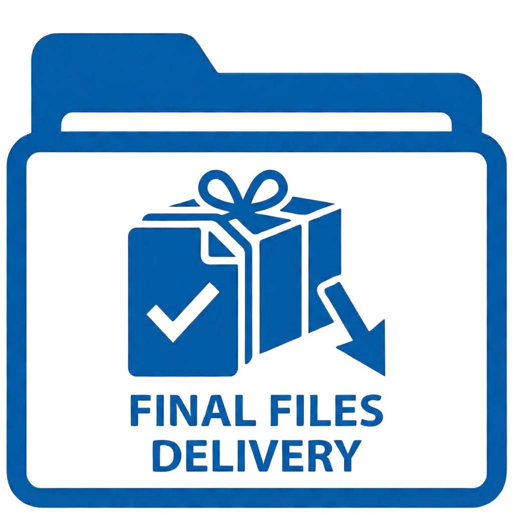 You receive a full production package (CNC files, Nesting maps, Drilling patterns)